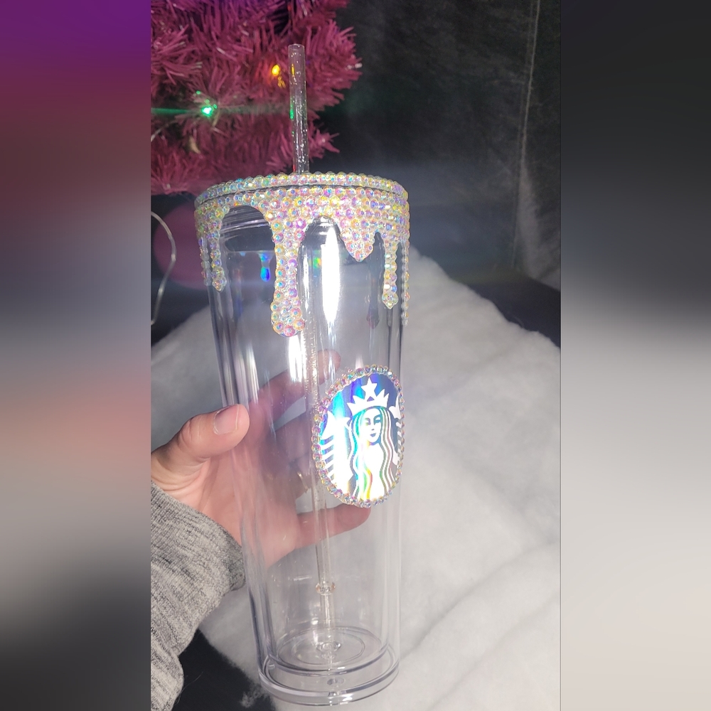 Drip Rhinestone Tumbler - Picture 2 of 5